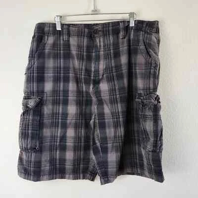 Pantalones cortos cargo a cuadros Beverly Hills Polo Club para hombre talla 36 100 % algodón Foto 1 de 4