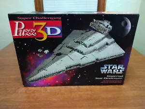 Star Wars Imperial Star Destroyer 1996 Puzz 3D Puzzle 823 Pieces - Picture 1 of 12