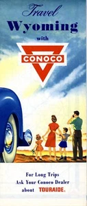 1958 Conoco Road Map: Wyoming NOS - Picture 1 of 1