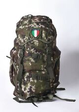 Sac à Dos Excursion Militaire Vegetato 25 Lt 45x30x18, Camo Pack With Écusson