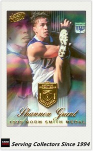 2000 Select AFL Millenium Series Medal Card MC3 Shannon Grant (Norm Smith)