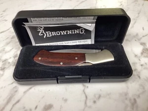Browning Japan Model 305 Gentleman's Pocket Knife Discontinued With Box & Papers - Picture 1 of 7
