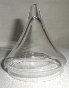 Cone Shape Clear Glass Candy Jar Replacement Lid 3 1/4" T x 3" W ... READ - Picture 1 of 9