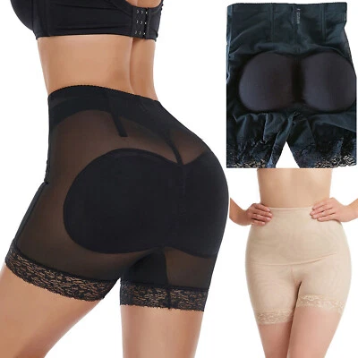 Bragas potenciadoras de glúteos REMOVIBLES ACOLCHADAS FALSO CULO Calzoncillos de control Ropa interior Foto 1 de 4