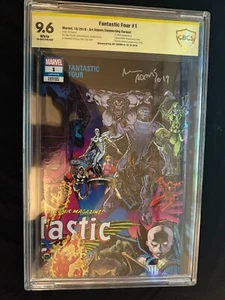 Fantastic Four #1 - Art Adams Signed Connecting Variant - CBCS 9.6 - White Pages - Picture 1 of 1