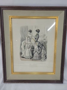 German Fashion Magazine, Der Bazar, Framed Print, December 1, 1883 - Picture 1 of 7