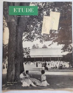 Etude The Music Magazine June 1955 SheetNoteMusic - Picture 1 of 12