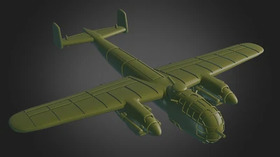 Dornier Do-217 M-1 - WWII Battle Planes - 1/200 Scale - wargame3d - Image 1 of 3