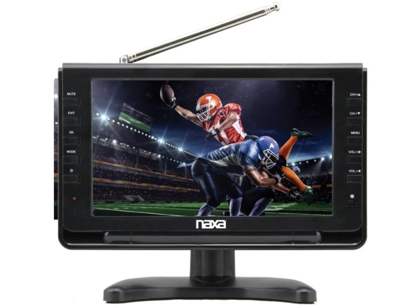 Naxa NT-90 9" LCD Portable/Rechargeable Digital TV +AC/DC Power +USB/SD Slot - Image 1 of 1
