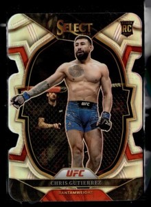 2023 SELECT UFC SILVER DIE CUT CONCOURSE ROOKIE 100 Chris Gutierrez Bantamweight