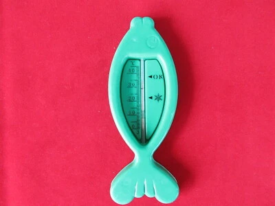 Badethermometer Thermometer Kinderthermometer Fisch 5x15cm grün - Bild 1 von 2