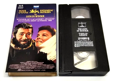 The Lion In Winter VHS 1987 Peter O'Toole Nelson Entertainment - Image 1 of 4