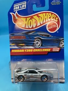 1998 Mattel Hot Wheels Ferrari F3555 Challenge #1115 Silver - Picture 1 of 8