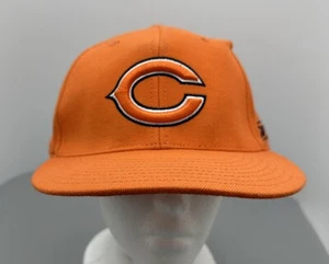 Vintage Reebok Cap NFL Chicago Bears Orange On Field Fitted Mütze Größe 7 1/2 - Bild 1 von 5