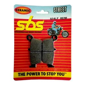 Coppia pastiglie freno posteriori CERAMIC SBS 604 Honda CR 250 / R 1987/1994 - Foto 1 di 3