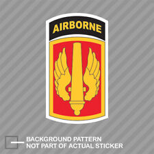 18th Field Artillery Brigade Airborne Insignia Shaped Sticker army fort bragg nc