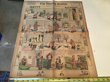 Jan 5, 1925 The Evening Gazette full comics: BETTY & the KELLY KIDS in color +