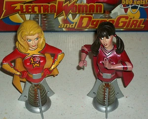 Sid & Marty Krofft Electra Mujer & Dyna Girl Deidre Hall Días de Nuestras Vidas Navidad - Imagen 1 de 3