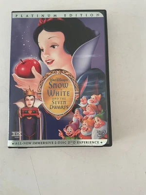 Snow White and the Seven Dwarfs (DVD, 2001, 2-Disc Set) Platinum ED. Animation - Image 1 of 4