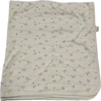 Manta de recepción de algodón para bebés niñas con estampado de mariposa de pájaros 30x40" 2 capas 2000 Foto 1 de 4