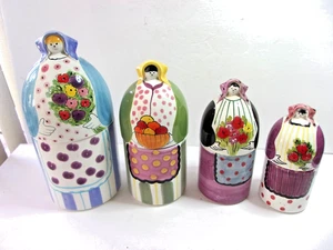 VINTAGE ITALICA ARS KANISTER SET BAUER DAMEN ITALIEN TOP ZUSTAND - Bild 1 von 12