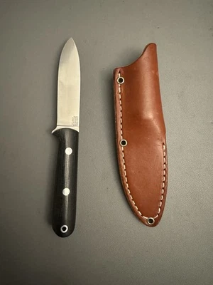 Cuchillos Bark River Kephart Mini-CPM 3V de lona negra Micarta Foto 1 de 4