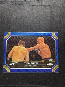 2024 Topps Chrome UFC Tito Ortiz #186 Blue Wave Refractor 58/75 - Bild 1 von 2