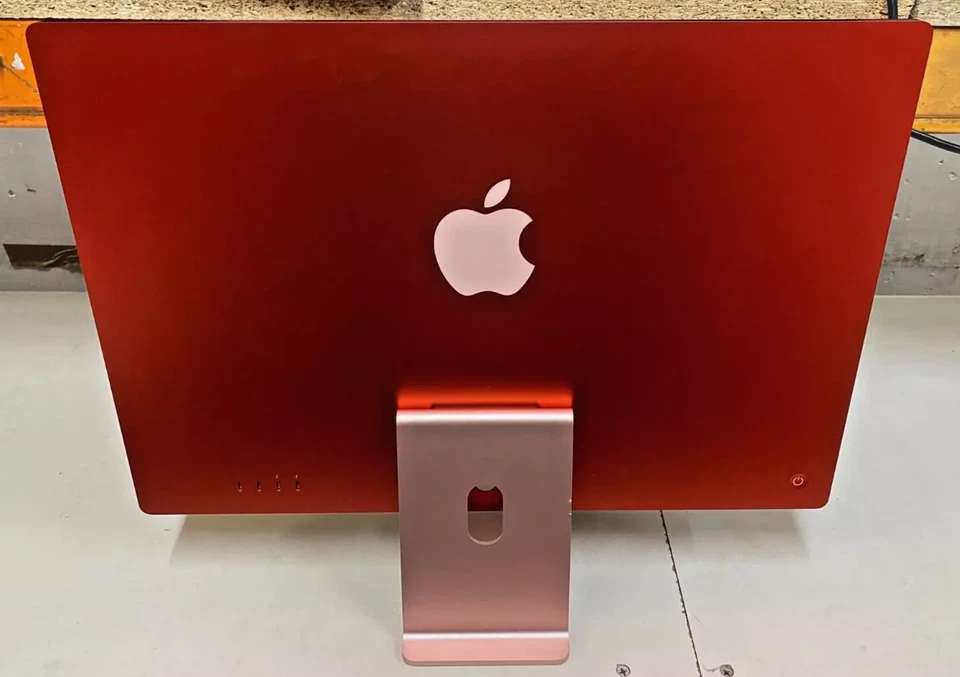 Genuine Red iMac 24" A2438 2021 Case Back Rear Housing Chassis - Image 1 of 1