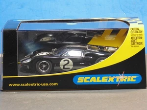Scalextric 1/32 Slotcar C2463 schwarz Ford GT40 MKII 1966 Lemans "NO 2" Neu in OVP - Bild 1 von 5