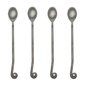 Gourmet Settings Treble Clef 18/10 Stainless Iced Beverage Spoon (Set of Four) - Picture 1 of 5