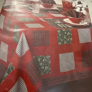 "Mantel de Navidad de Colección Patchwork Impresiones Naturales 60x85"" NUEVO País" - Imagen 1 de 6