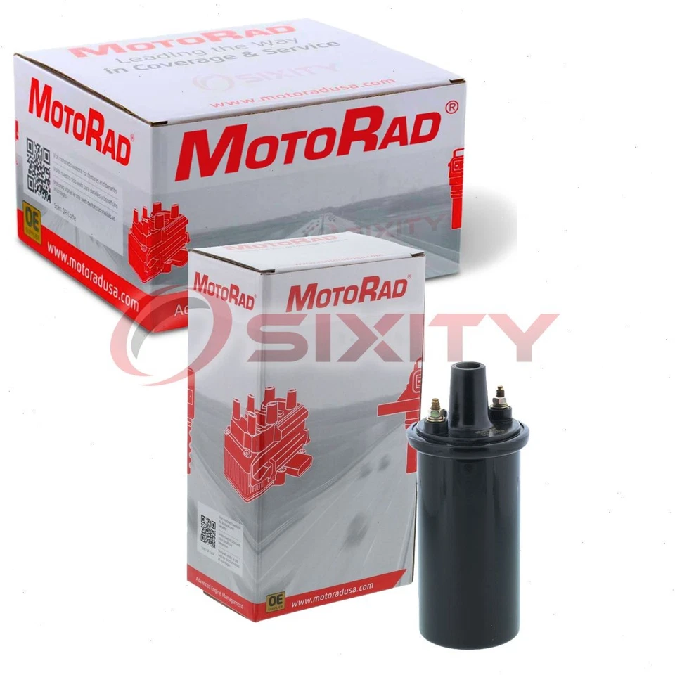 MotoRad Ignition Coil for 1972-1977 Plymouth Gran Fury Spark Plug Wire Boot  zd - Image 1 of 4