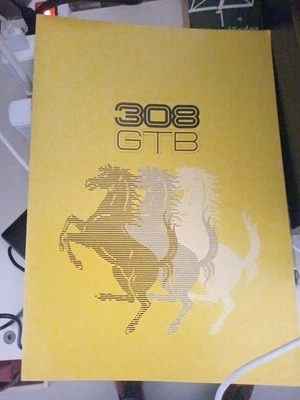 308 GTB Depliant Brochure Ferrari N. 120/76 1976 A1 - Immagine 1 di 4