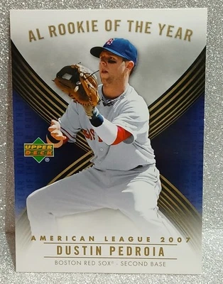 Upper Deck AL 2007 Novato del Año Dustin Pedroia #Roy-Al Boston Red Sox  Foto 1 de 2