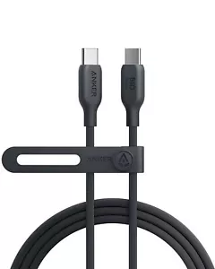 Anker 240W USB C to USB C Cable 3ft Bio-Based Durable USB 2.0 Charging Data Sync - Picture 1 of 6