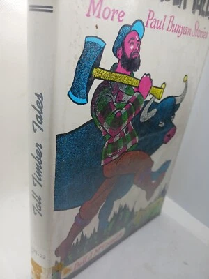 TALL TIMBER TALES, Dell J. McCormick, 1972, illust., Lg. print, old school story - Image 1 of 4