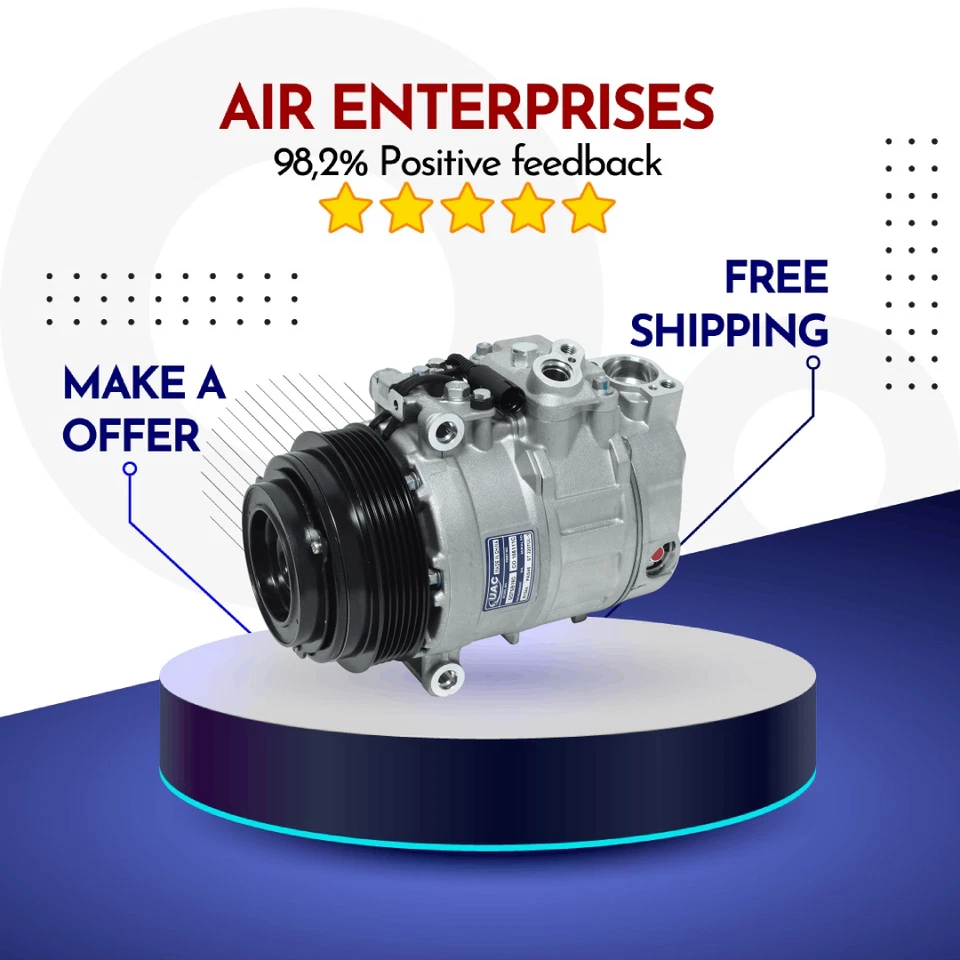 Compressor A/C Fit Chrysler Crossfire 2004-2008, Dodge Sprinter 2500 2003-2006 - Image 1 of 1