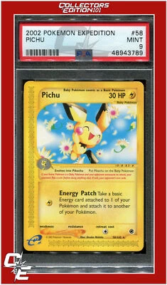 Expedition 58 Pichu PSA 9 - Image 1 of 2