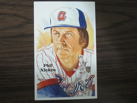 Phil Niekro Perez Steele Postcard Atlanta Braves Cover