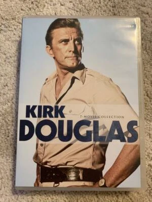 Kirk Douglas 7 Movie Collection-FURY/VIKINGS/INDIAN FIGHTER DVD - Like New -B1 - Image 1 of 2