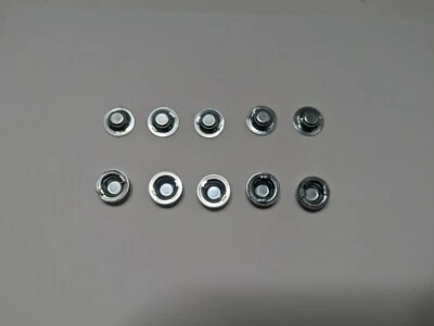 Axle Caps Push On Cap Nuts 3/8 Size Wheel Retainers 10 piece pack