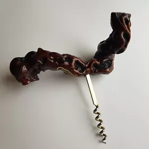Cork Screw Grapevine Wine Bottle opener vine wood Pierre Riviere French vintage - Picture 1 of 14