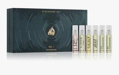 Discovery Lattafa SET VOL.1 Teriaq / His,Her confession/Angham/Ajayeb...6X 4ml