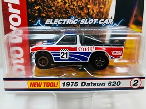AUTO-WORLD X-TRACTION ~ 1975  DATSUN  620 ~ BRAND  NEW ~ for Aurora  AFX HO sets - Picture 1 of 4