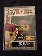 Funko Pop! Kid Flash GITD Chase Hit Topic Exclusive Great Box With Hard Stack