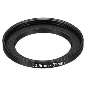 30.5mm-37mm Metal Step Up Ring, Camera Lens Filter Adapter Ring Black - Picture 1 of 5