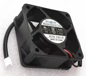 EFC-06E12H for DWPH 6025 60mm 6CM Fan 2-wire 2.5 Plug 12V 0.6A Cooling - Picture 1 of 3