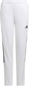 adidas Girls' Tiro Activewear Tapered Track Pants, White, Small - Picture 1 of 2