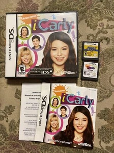 iCarly & Puzzle Time Zoo (Nintendo DS, 2009) Authentic Tested Works Great !! - Picture 1 of 3