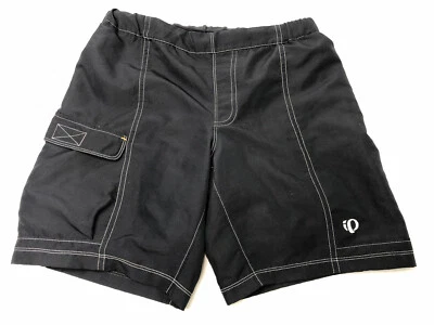 Pantalones Cortos Pearl Izumi Jet Negro Bicicleta Ciclismo Sin Acolchado Niñas Grandes Foto 1 de 3